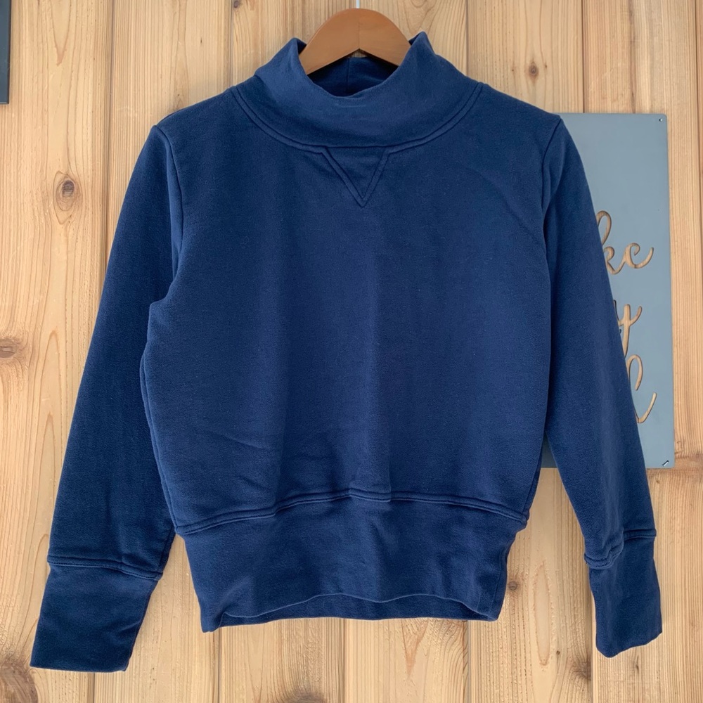 Madewell Navy Blue Turtleneck